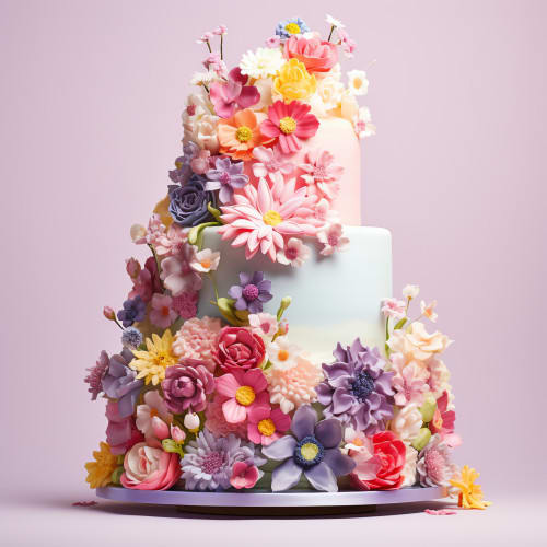 Floward Get Well Soon Cake | Pink Blooms